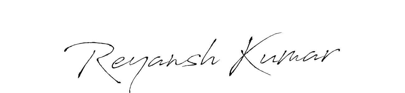 Use a signature maker to create a handwritten signature online. With this signature software, you can design (Antro_Vectra) your own signature for name Reyansh Kumar. Reyansh Kumar signature style 6 images and pictures png