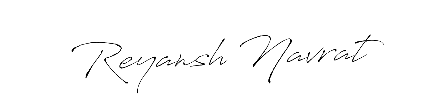You should practise on your own different ways (Antro_Vectra) to write your name (Reyansh Navrat) in signature. don't let someone else do it for you. Reyansh Navrat signature style 6 images and pictures png