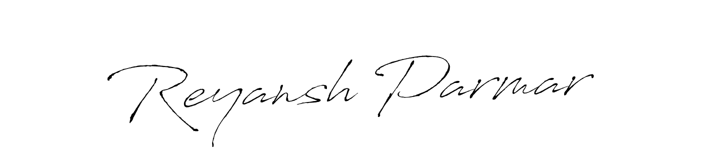 How to make Reyansh Parmar signature? Antro_Vectra is a professional autograph style. Create handwritten signature for Reyansh Parmar name. Reyansh Parmar signature style 6 images and pictures png