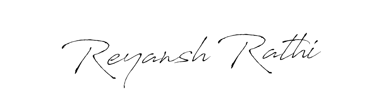 Reyansh Rathi stylish signature style. Best Handwritten Sign (Antro_Vectra) for my name. Handwritten Signature Collection Ideas for my name Reyansh Rathi. Reyansh Rathi signature style 6 images and pictures png