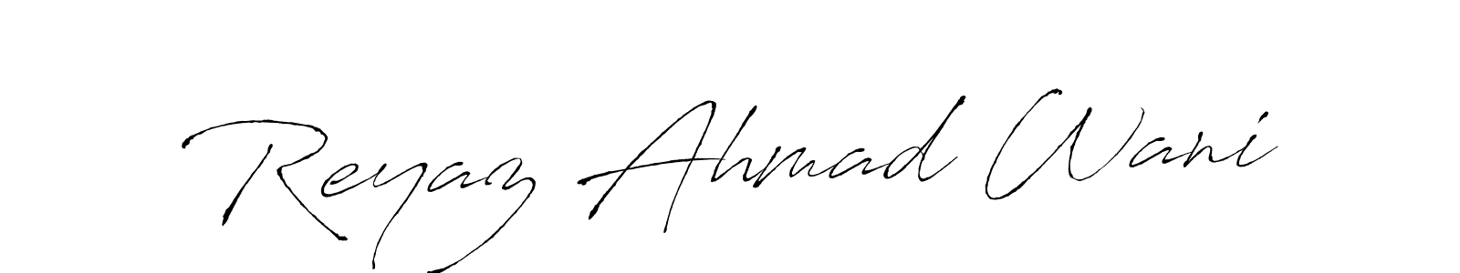 Also You can easily find your signature by using the search form. We will create Reyaz Ahmad Wani name handwritten signature images for you free of cost using Antro_Vectra sign style. Reyaz Ahmad Wani signature style 6 images and pictures png