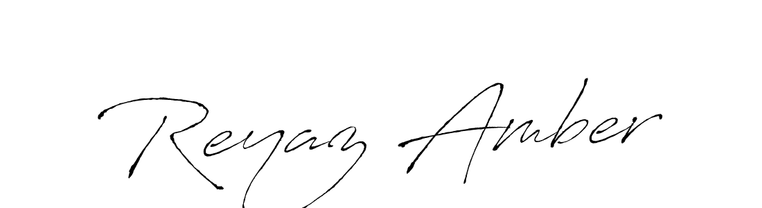 This is the best signature style for the Reyaz Amber name. Also you like these signature font (Antro_Vectra). Mix name signature. Reyaz Amber signature style 6 images and pictures png