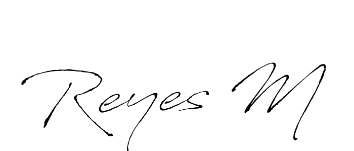 Similarly Antro_Vectra is the best handwritten signature design. Signature creator online .You can use it as an online autograph creator for name Reyes M. Reyes M signature style 6 images and pictures png
