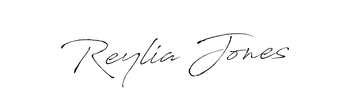 You should practise on your own different ways (Antro_Vectra) to write your name (Reylia Jones) in signature. don't let someone else do it for you. Reylia Jones signature style 6 images and pictures png