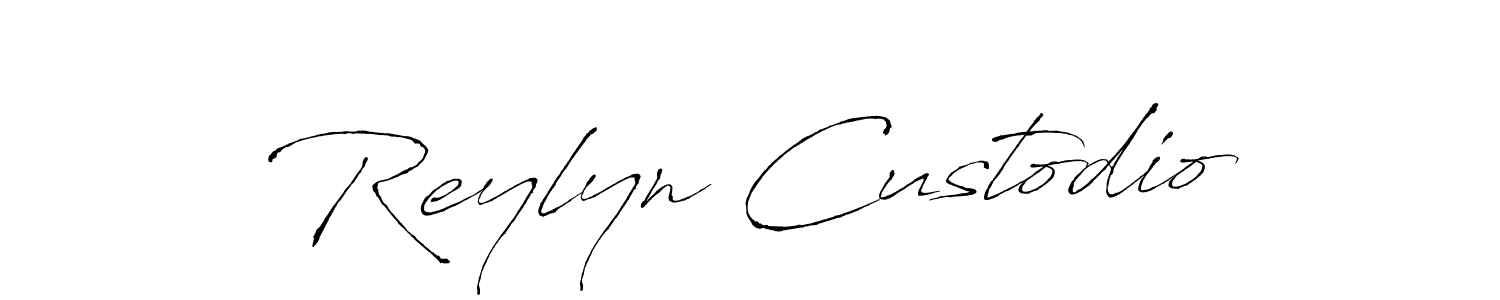 This is the best signature style for the Reylyn Custodio name. Also you like these signature font (Antro_Vectra). Mix name signature. Reylyn Custodio signature style 6 images and pictures png