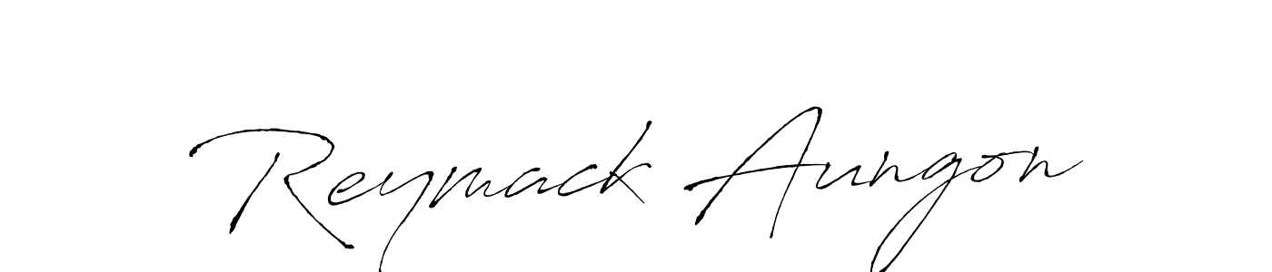 Make a beautiful signature design for name Reymack Aungon. With this signature (Antro_Vectra) style, you can create a handwritten signature for free. Reymack Aungon signature style 6 images and pictures png