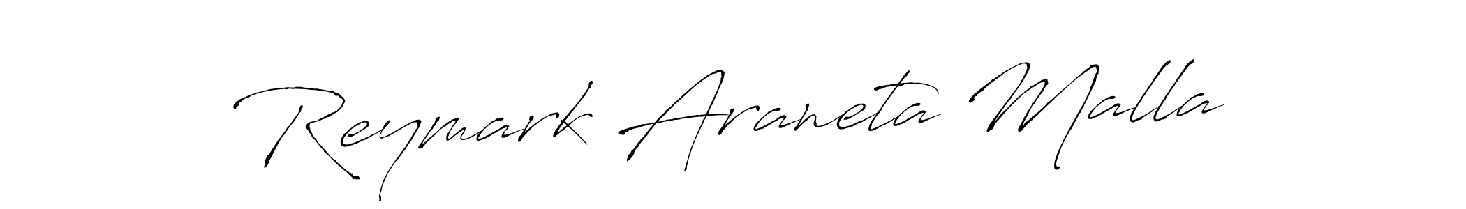 Also we have Reymark Araneta Malla name is the best signature style. Create professional handwritten signature collection using Antro_Vectra autograph style. Reymark Araneta Malla signature style 6 images and pictures png