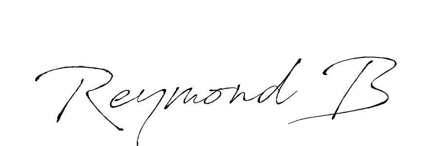 Design your own signature with our free online signature maker. With this signature software, you can create a handwritten (Antro_Vectra) signature for name Reymond B. Reymond B signature style 6 images and pictures png