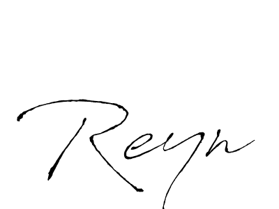 Make a beautiful signature design for name Reyn. With this signature (Antro_Vectra) style, you can create a handwritten signature for free. Reyn signature style 6 images and pictures png