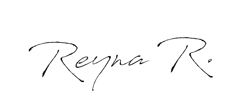 It looks lik you need a new signature style for name Reyna R.. Design unique handwritten (Antro_Vectra) signature with our free signature maker in just a few clicks. Reyna R. signature style 6 images and pictures png