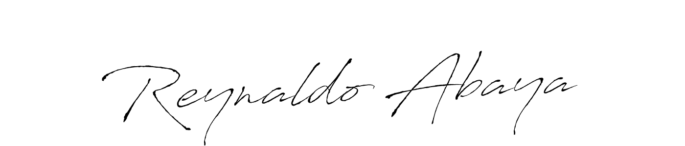Reynaldo Abaya stylish signature style. Best Handwritten Sign (Antro_Vectra) for my name. Handwritten Signature Collection Ideas for my name Reynaldo Abaya. Reynaldo Abaya signature style 6 images and pictures png