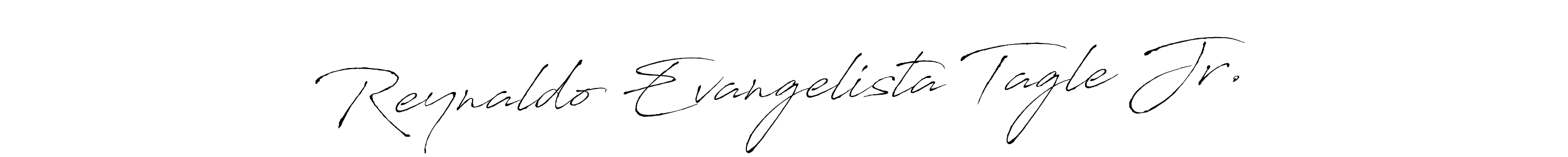 Make a beautiful signature design for name Reynaldo Evangelista Tagle Jr.. With this signature (Antro_Vectra) style, you can create a handwritten signature for free. Reynaldo Evangelista Tagle Jr. signature style 6 images and pictures png