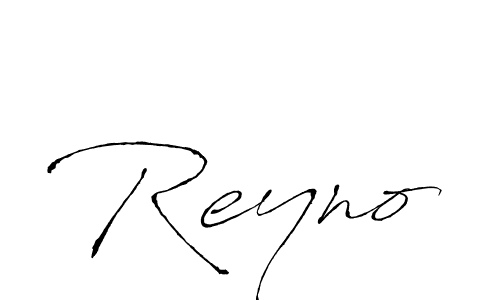 Reyno stylish signature style. Best Handwritten Sign (Antro_Vectra) for my name. Handwritten Signature Collection Ideas for my name Reyno. Reyno signature style 6 images and pictures png