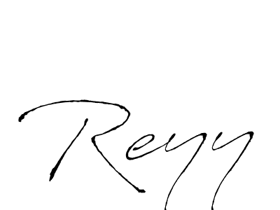 The best way (Antro_Vectra) to make a short signature is to pick only two or three words in your name. The name Reyy include a total of six letters. For converting this name. Reyy signature style 6 images and pictures png