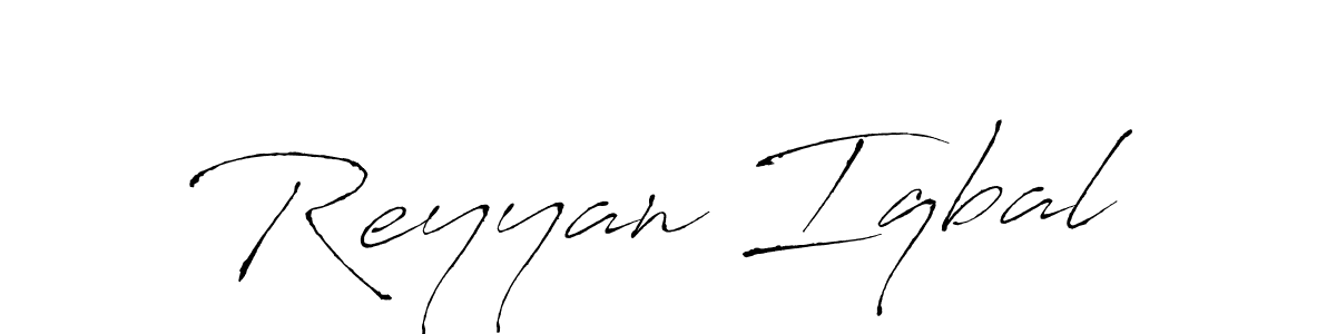 Antro_Vectra is a professional signature style that is perfect for those who want to add a touch of class to their signature. It is also a great choice for those who want to make their signature more unique. Get Reyyan Iqbal name to fancy signature for free. Reyyan Iqbal signature style 6 images and pictures png