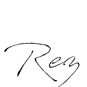if you are searching for the best signature style for your name Rez. so please give up your signature search. here we have designed multiple signature styles  using Antro_Vectra. Rez signature style 6 images and pictures png