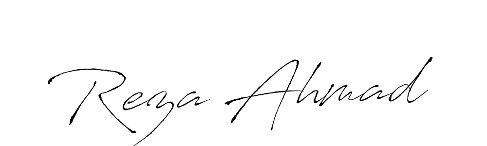 How to make Reza Ahmad signature? Antro_Vectra is a professional autograph style. Create handwritten signature for Reza Ahmad name. Reza Ahmad signature style 6 images and pictures png