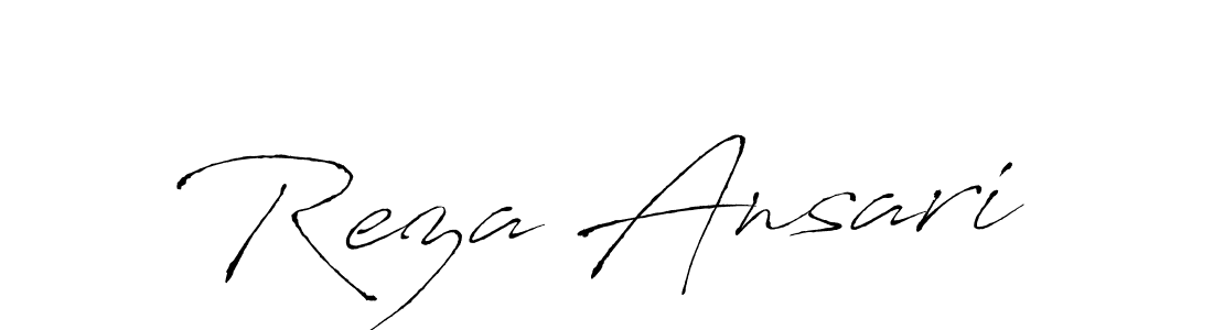 Create a beautiful signature design for name Reza Ansari. With this signature (Antro_Vectra) fonts, you can make a handwritten signature for free. Reza Ansari signature style 6 images and pictures png