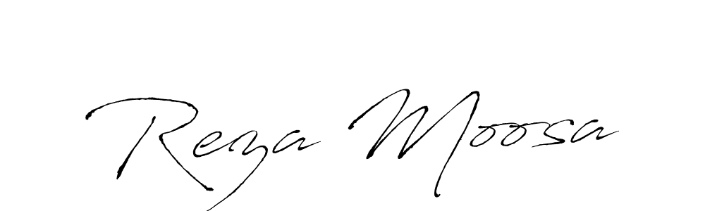 It looks lik you need a new signature style for name Reza Moosa. Design unique handwritten (Antro_Vectra) signature with our free signature maker in just a few clicks. Reza Moosa signature style 6 images and pictures png