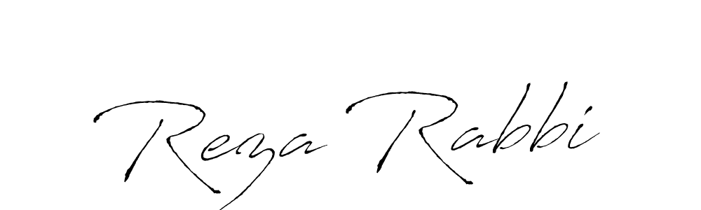 Reza Rabbi stylish signature style. Best Handwritten Sign (Antro_Vectra) for my name. Handwritten Signature Collection Ideas for my name Reza Rabbi. Reza Rabbi signature style 6 images and pictures png