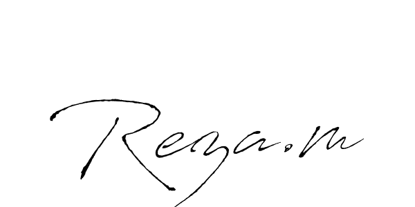 Antro_Vectra is a professional signature style that is perfect for those who want to add a touch of class to their signature. It is also a great choice for those who want to make their signature more unique. Get Reza.m name to fancy signature for free. Reza.m signature style 6 images and pictures png
