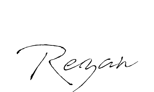 Best and Professional Signature Style for Rezan. Antro_Vectra Best Signature Style Collection. Rezan signature style 6 images and pictures png