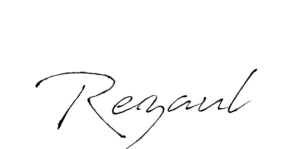 Create a beautiful signature design for name Rezaul. With this signature (Antro_Vectra) fonts, you can make a handwritten signature for free. Rezaul signature style 6 images and pictures png