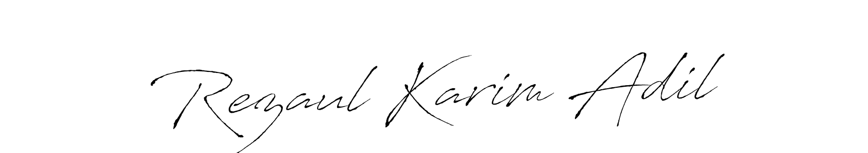 Antro_Vectra is a professional signature style that is perfect for those who want to add a touch of class to their signature. It is also a great choice for those who want to make their signature more unique. Get Rezaul Karim Adil name to fancy signature for free. Rezaul Karim Adil signature style 6 images and pictures png