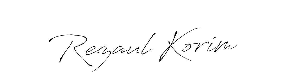 Also we have Rezaul Korim name is the best signature style. Create professional handwritten signature collection using Antro_Vectra autograph style. Rezaul Korim signature style 6 images and pictures png