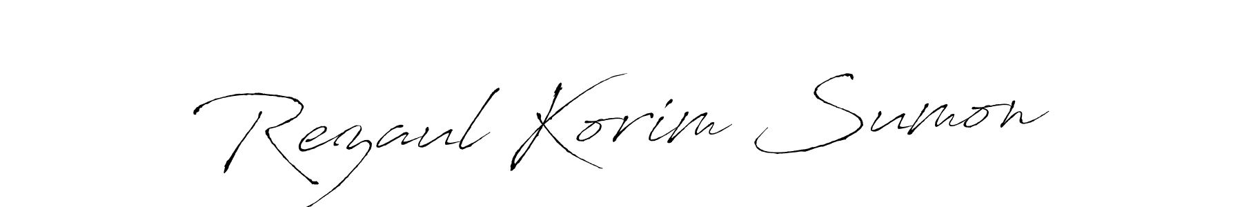 Make a beautiful signature design for name Rezaul Korim Sumon. Use this online signature maker to create a handwritten signature for free. Rezaul Korim Sumon signature style 6 images and pictures png