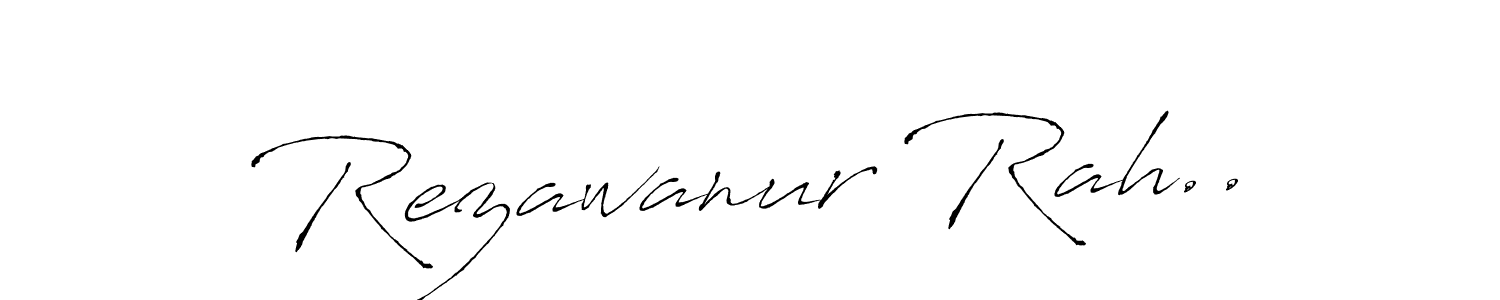 Also we have Rezawanur Rah.. name is the best signature style. Create professional handwritten signature collection using Antro_Vectra autograph style. Rezawanur Rah.. signature style 6 images and pictures png