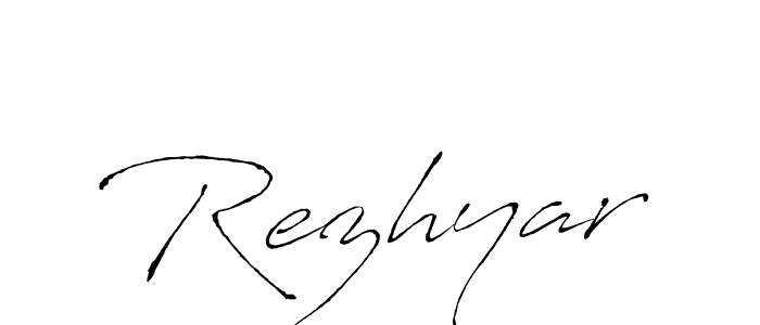 How to Draw Rezhyar signature style? Antro_Vectra is a latest design signature styles for name Rezhyar. Rezhyar signature style 6 images and pictures png