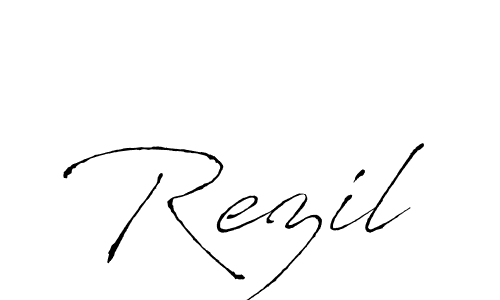 Also You can easily find your signature by using the search form. We will create Rezil name handwritten signature images for you free of cost using Antro_Vectra sign style. Rezil signature style 6 images and pictures png