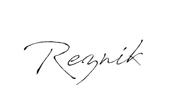 The best way (Antro_Vectra) to make a short signature is to pick only two or three words in your name. The name Reznik include a total of six letters. For converting this name. Reznik signature style 6 images and pictures png