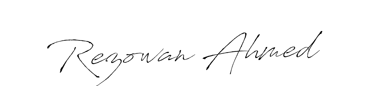 Make a beautiful signature design for name Rezowan Ahmed. Use this online signature maker to create a handwritten signature for free. Rezowan Ahmed signature style 6 images and pictures png