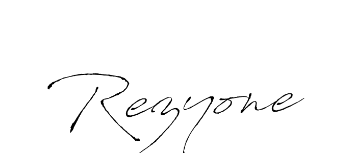 The best way (Antro_Vectra) to make a short signature is to pick only two or three words in your name. The name Rezyone include a total of six letters. For converting this name. Rezyone signature style 6 images and pictures png