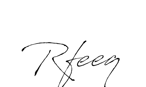 How to Draw Rfeeq signature style? Antro_Vectra is a latest design signature styles for name Rfeeq. Rfeeq signature style 6 images and pictures png