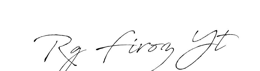 It looks lik you need a new signature style for name Rg Firoz Yt. Design unique handwritten (Antro_Vectra) signature with our free signature maker in just a few clicks. Rg Firoz Yt signature style 6 images and pictures png