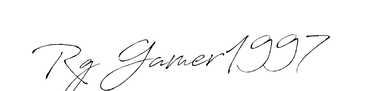 Use a signature maker to create a handwritten signature online. With this signature software, you can design (Antro_Vectra) your own signature for name Rg Gamer1997. Rg Gamer1997 signature style 6 images and pictures png