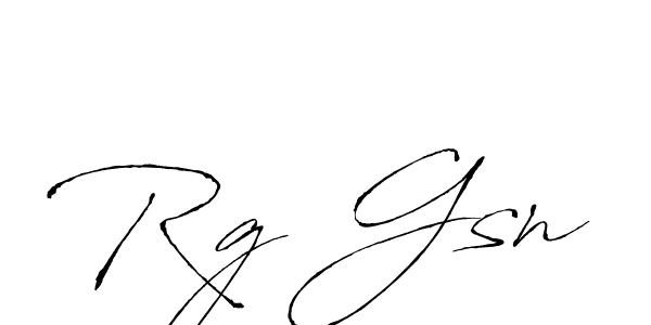 The best way (Antro_Vectra) to make a short signature is to pick only two or three words in your name. The name Rg Gsn include a total of six letters. For converting this name. Rg Gsn signature style 6 images and pictures png