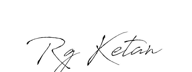 Create a beautiful signature design for name Rg Ketan. With this signature (Antro_Vectra) fonts, you can make a handwritten signature for free. Rg Ketan signature style 6 images and pictures png