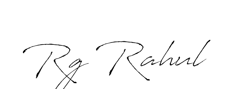 Create a beautiful signature design for name Rg Rahul. With this signature (Antro_Vectra) fonts, you can make a handwritten signature for free. Rg Rahul signature style 6 images and pictures png