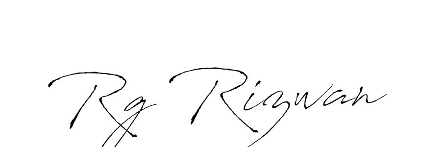 You should practise on your own different ways (Antro_Vectra) to write your name (Rg Rizwan) in signature. don't let someone else do it for you. Rg Rizwan signature style 6 images and pictures png