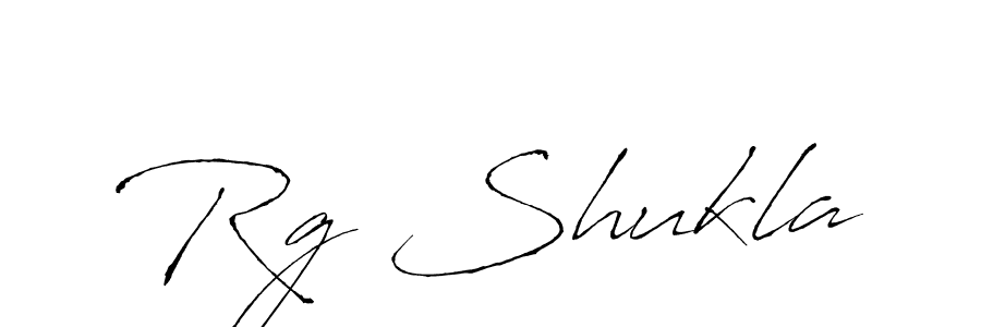 You should practise on your own different ways (Antro_Vectra) to write your name (Rg Shukla) in signature. don't let someone else do it for you. Rg Shukla signature style 6 images and pictures png