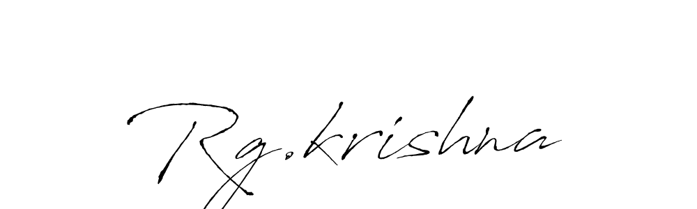 Also we have Rg.krishna name is the best signature style. Create professional handwritten signature collection using Antro_Vectra autograph style. Rg.krishna signature style 6 images and pictures png