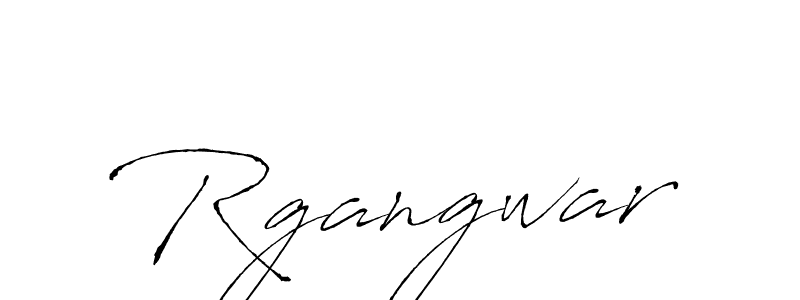 Use a signature maker to create a handwritten signature online. With this signature software, you can design (Antro_Vectra) your own signature for name Rgangwar. Rgangwar signature style 6 images and pictures png
