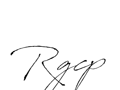 Rgcp stylish signature style. Best Handwritten Sign (Antro_Vectra) for my name. Handwritten Signature Collection Ideas for my name Rgcp. Rgcp signature style 6 images and pictures png