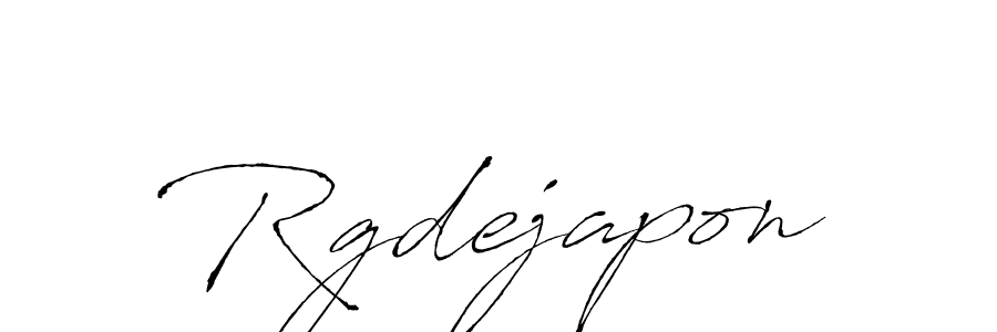 How to make Rgdejapon signature? Antro_Vectra is a professional autograph style. Create handwritten signature for Rgdejapon name. Rgdejapon signature style 6 images and pictures png