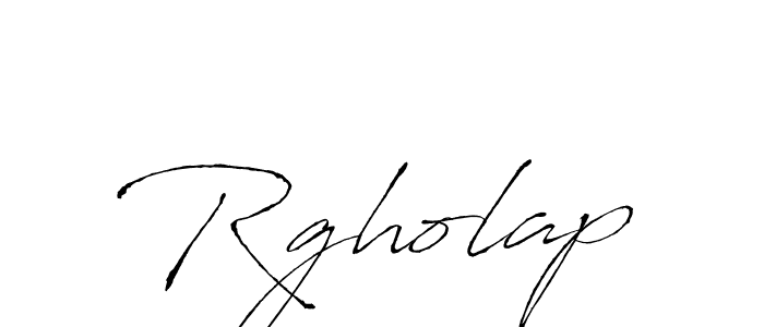 Make a beautiful signature design for name Rgholap. With this signature (Antro_Vectra) style, you can create a handwritten signature for free. Rgholap signature style 6 images and pictures png