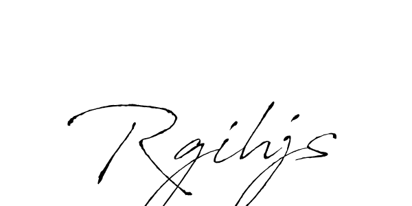 How to Draw Rgihjs signature style? Antro_Vectra is a latest design signature styles for name Rgihjs. Rgihjs signature style 6 images and pictures png